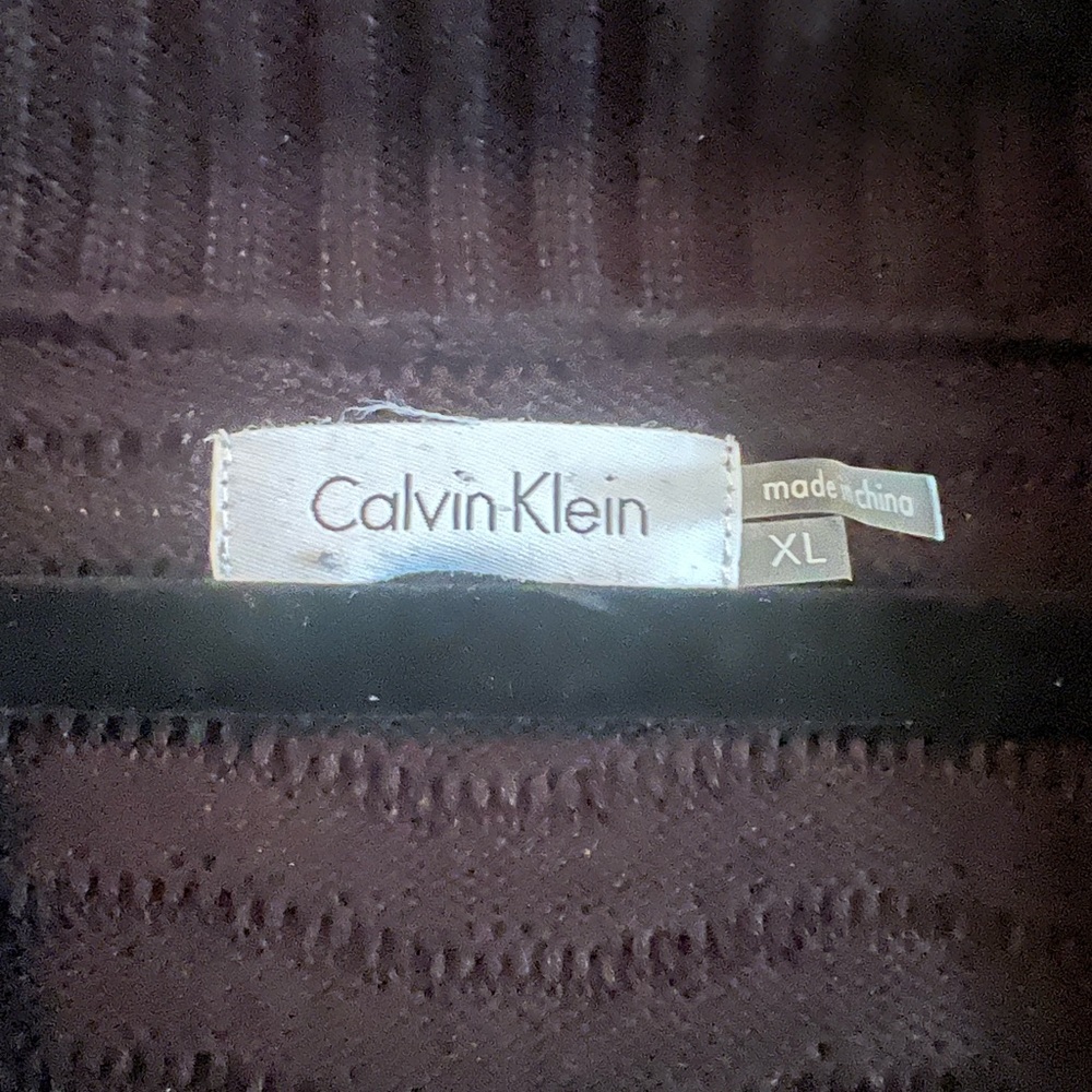 XL Black Calvin Klein Sweater Dress For Sale